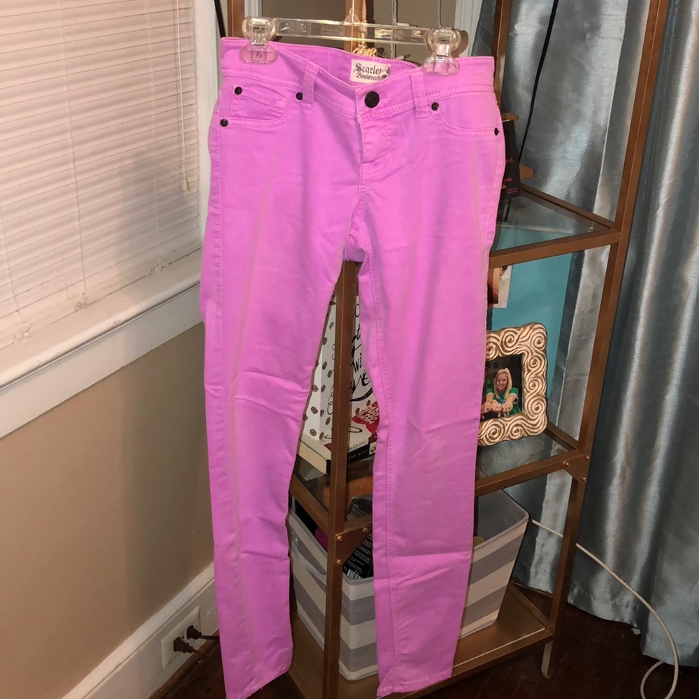 Magenta Jeans